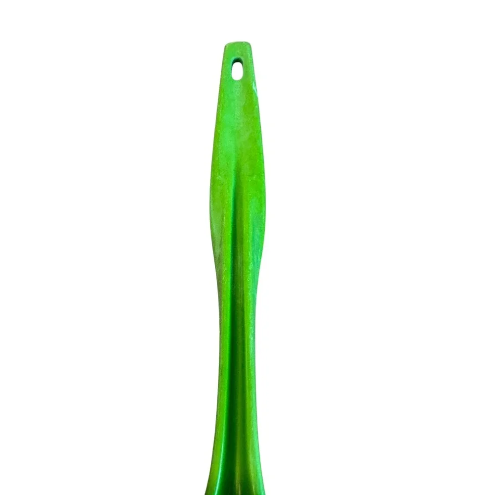 Vintage Fesco 4060 Slotted Spoon‎ Lime Green Melamine Retro Kitchen Utensil USA